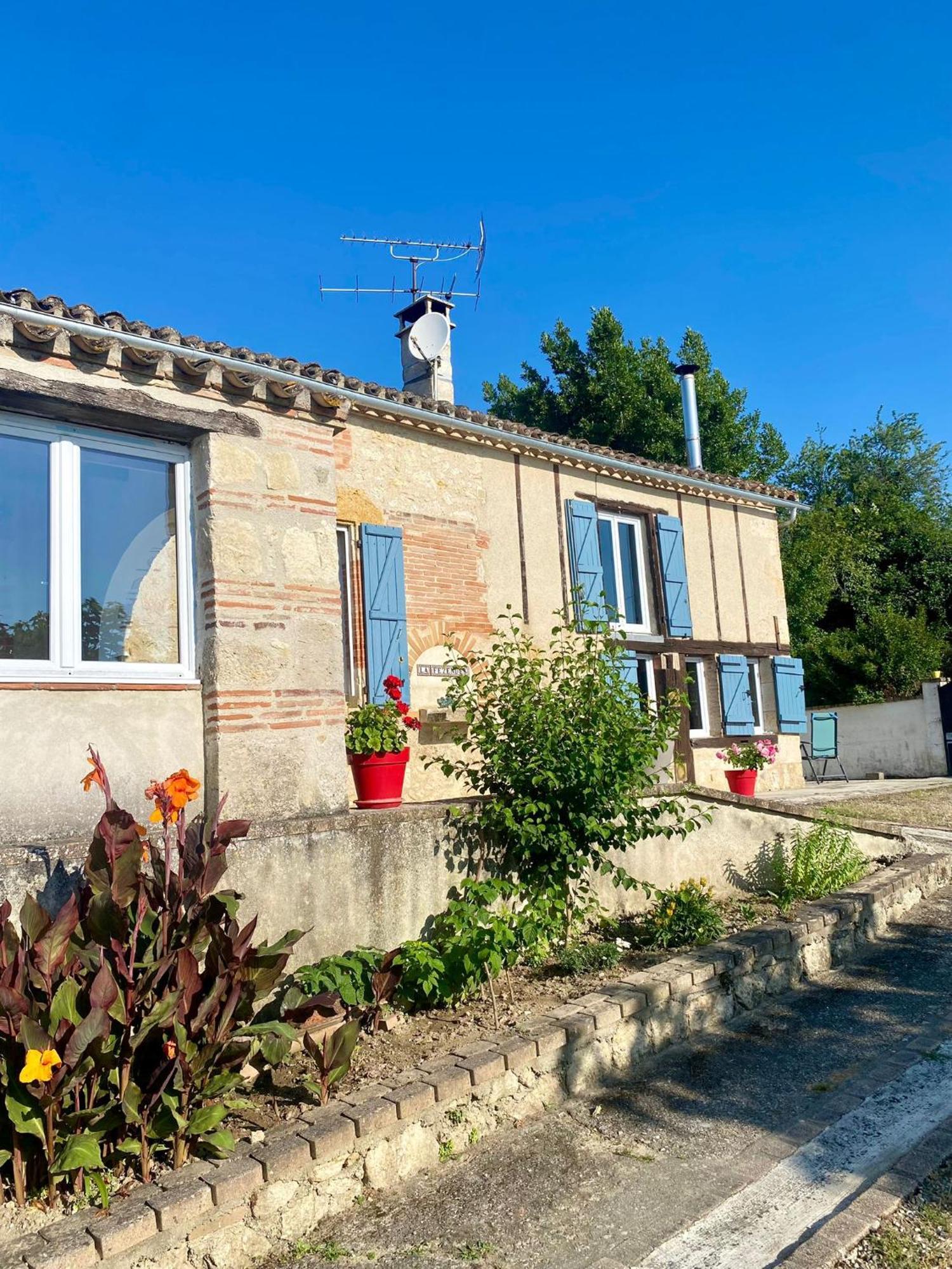 Maison D'Hotes La Fezendes Miradoux Esterno foto